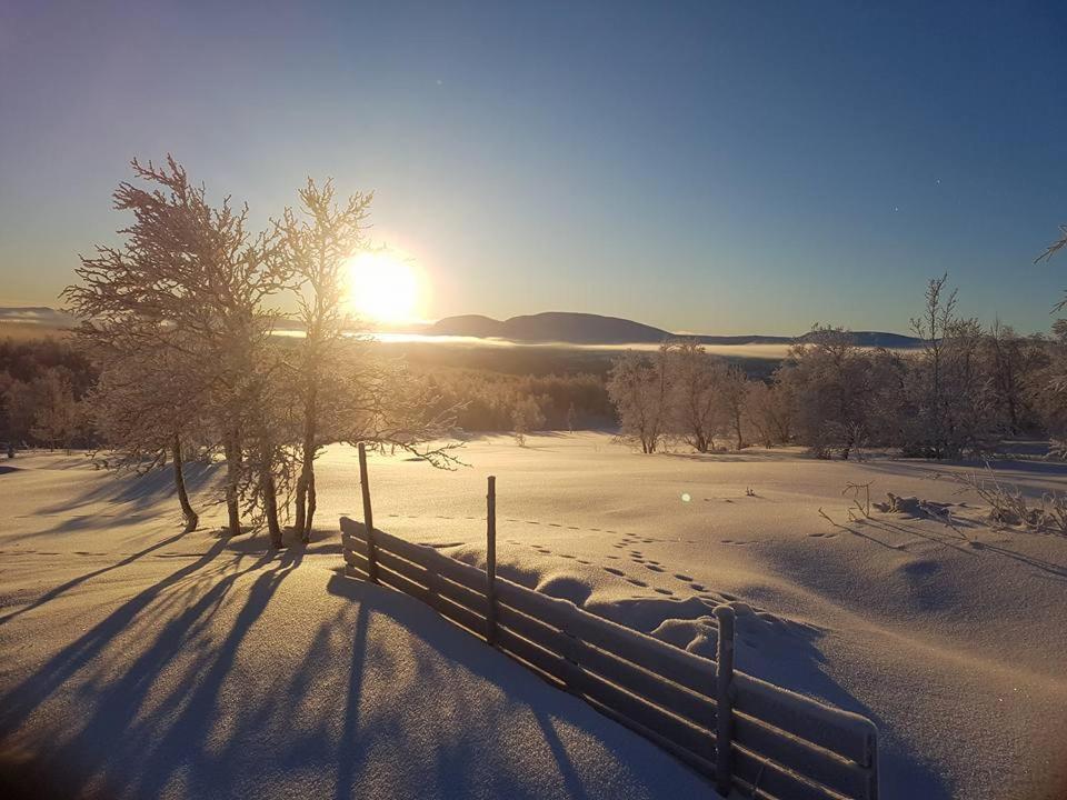 Bruksvallarna - Modern Fjaellstuga Med Panoramautsikt Och Wifi エクステリア 写真